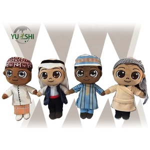 Đồ chơi nhồi bông tùy chỉnh theo yêu cầu nhà sản xuất, nhân vật anime, đồ chơi mềm nhồi bông, thiết kế mascot, búp bê dễ thương phong cách người da đen Hồi giáo - Product Image 1