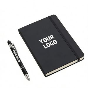 Wholesale A5 Hardcover Notebook Thermal Binding Pu <b>Leather</b> Custom Printed LOGO Office Business Promo Gift Notebook <b>Diary</b> - Product Image 1