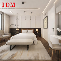 IDM Modernes Massivholz Umweltfreundliches Hotel-Schlafzimmer-Set 5-Sterne Luxus-Apartments Villen - Maßgefertigter Hersteller Komplettprojekt