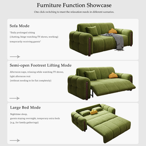 Divano <span class=keywords><strong>Letto</strong></span> Elettrico Multifunzionale Pieghevole con Design Telescopico <span class=keywords><strong>per</strong></span> <span class=keywords><strong>Camera</strong></span> <span class=keywords><strong>da</strong></span> <span class=keywords><strong>Letto</strong></span> o Appartamento, Ottimo Rapporto Qualità-Prezzo <span class=keywords><strong>per</strong></span> Uso Domestico - Product Image 3