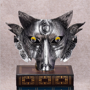 Máscara <span class=keywords><strong>de</strong></span> Cabeza <span class=keywords><strong>de</strong></span> Lobo Anti Cheat Light Block, Aterradora y Divertida para Juego <span class=keywords><strong>de</strong></span> Hombre Lobo, Accesorios para Fiesta <span class=keywords><strong>de</strong></span> Disfraces <span class=keywords><strong>de</strong></span> Halloween - Product Image 2