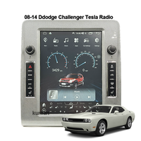 Autoradio stéréo Android pour Dodge Challenger 2008 2014 Écran vertical Carplay sans fil GPS Navigation Lecteur multimédia