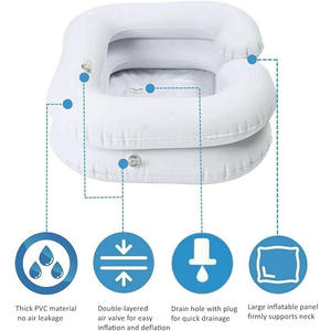 Terapia de rehabilitación Ancianos Discapacitados Ducha de cabecera Lavabo de lavado de cabello para accesorios de cama de hospital - Product Image 6