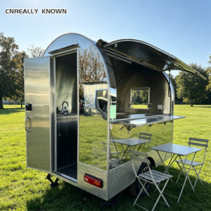 2025 Hot Sale Mobile Food Truck Trailer with Canopy Display Kiosk Fiberglass Construction for Snack Food & Chips in Australia - Product Image 5