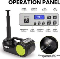 Kit de gato de coche eléctrico 3 en 1 portátil 5 T 12V elevador de suelo 5 toneladas con bomba de aire y llaves de impacto eclctric gatos de coche