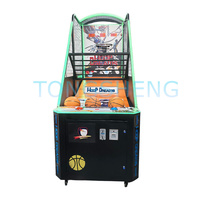 Pour les centres de jeux d'amusement Machine de basket-ball à pièces pour adultes Machine de jeu de tir de basket-ball d'arcade de rue
