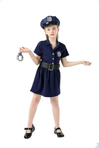 Costume de scène de cosplay pour spectacle de maternelle « Shérif Chat Noir », uniforme pour enfants en polyester unisexe - Product Image 6