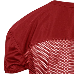 Jersey de Fútbol Americano de Fábrica OEM, Malla de Poliéster, Bordado Deslumbrante, Logotipo Personalizado, Uniforme Profesional Duradero para Equipos - Product Image 5