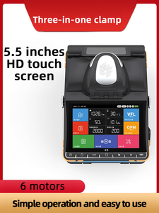 Hot Sale 6 Motors K5 SC POE Optical Fiber Splicer Welding Machine with Touch Screen Vfl Opm 2-Port for FTTH - Product Image 3