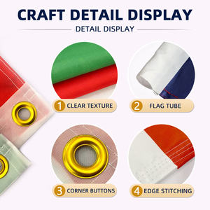 Bandera de poliéster personalizada de 3*5 pies con diseño de Irán antiguo e histórico con león y corona, bandera de Irán Persia después de la Revolución Post-Constitucional. - Product Image 6