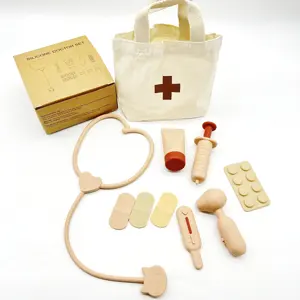 Vente de gros Kit de jeu docteur en silicone sans BPA Jouet docteur pour enfants