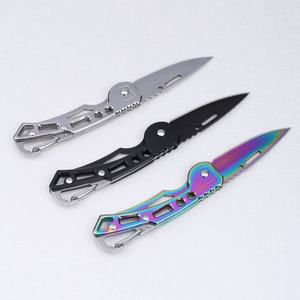 มีดพับสแตนเลสปรับแต่งได้สำหรับการเดินทางกลางแจ้ง DIY และการตั้งแคมป์ EDC รองรับ OEM - Product Image 2