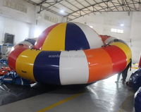 Équipement de jeu aquatique jeu de sport nautique gonflable volant gonflable fou ovni gonflable Disco bateau filature tube remorquable