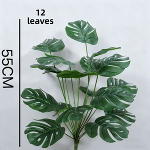 Ventes Flash : Palmier Artificiel en Plastique, Plante à Feuilles Vertes Haute Simulation pour Décoration Intérieure Maison et Hôtel, Écologique - Product Image 5