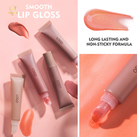 Private Label Hochwertiger Kräuter-Flüssig-Lipgloss Feuchtigkeitsspendend Aufpolsternd Langanhaltend Nicht Klebend Glänzender Lipgloss Lippentinte