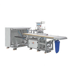 Zoyer <b>Automatic</b> Platform Hem Cuff <b>Sewing</b> <b>Machine</b> Fully <b>Automatic</b> Computerized Straight Stitch Flat Bed Textile - Product Image 4