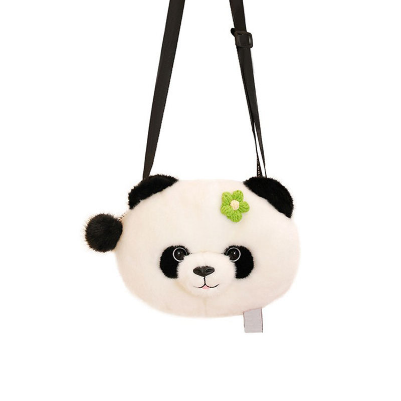 High Quality Girls Plush Panda Backpack Custom Plushies Cute Design Children Stuffed Animal Plush Backpack for Kids
