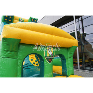 Parcours d'obstacles gonflable sur le thème du football <span class=keywords><strong>Ninja</strong></span> <span class=keywords><strong>Warrior</strong></span> pas cher avec toboggan géant pour une capacité de 20 personnes Jeu en plein air - Product Image 6