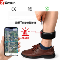 Bracelet intelligent GPS 4G étanche Xexun avec géolocalisation et anti-effraction pour la surveillance des personnes âgées, des patients, des prisonniers et des personnes en probation