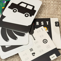 Personnalisable 12-36 Mois Bébé Apprentissage Éducatif Flash Cartes/Cognitif Carton Vision Déclencheur Jouets Bébé Conseil Apprentissage