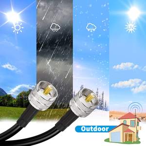 SUPERBAT-Cable de puente personalizado RG8X ufh PL259 a PL259, Cable Coaxial 3g - Product Image 6