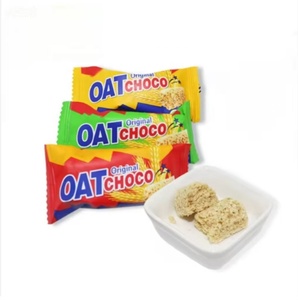 10g Halal <span class=keywords><strong>Chocolate</strong></span> Oat <span class=keywords><strong>Milk</strong></span> Candy Hafer Schokolade und Milch gemischt in einer Packung, die reich an Ballaststoffen ist - Product Image 2