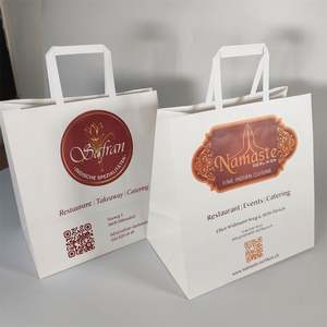 Bolsas de Regalo de Papel Kraft con Asas para Productos de Cuidado de la Piel, Impresión Personalizada KM, Reciclables - Product Image 3