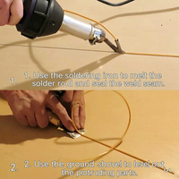 Profil en PVC haute résistance pour soudure de joints de sol, étanche et durable, idéal pour les revêtements de sol commerciaux, hôteliers et résidentiels