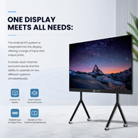Écran tactile infrarouge portable tout-en-un, ordinateur Android OPS, affichage LCD multi-scènes, tout-en-un pour conférence