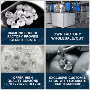 IGI認定 1.3-6.5mm VVS ルースラボグロウンダイヤモンド卸売 Dカラー ラウンドカット CVD ルースラボ作成 メレダイヤモンドストーン - Product Image 3