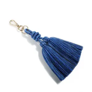 אופנה בעבודת יד tassels macrame chains boho תליון עבור תיק תיק תיקים אביזרים קסם מתנה