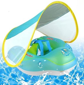 Anillo de natación inflable superior de sombrilla para niños, techo de sombrilla plegable - Product Image 1