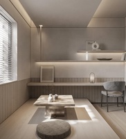 Bibliothèque modulaire en bois moderne, écologique et durable avec fonction bureau pour la maison, le bureau, le salon, l'école et l'hôtel