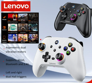 Manette de jeu sans fil Lenovo S02 avec joystick précis et boutons de déclenchement sensibles pour une utilisation fluide et une faible latence - Product Image 4