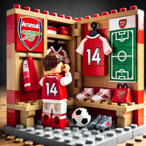 Bloques de construcción de taquillas de fútbol-arsenal