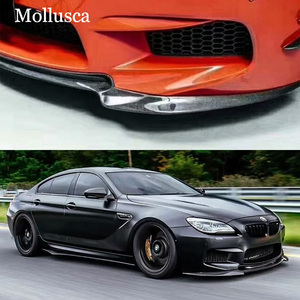 For <b>6</b> <b>Series</b> F06/F12/F13 V Style Carbon Fiber Front Lip Front Bumper Front Shovel Accessory Kit 2011-2018 - Product Image 2