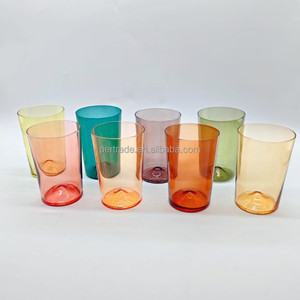 Taza de cristal multicolor de 12 oz, tazas de cerveza <span class=keywords><strong>IPA</strong></span> de alta calidad, taza de vidrio de cerveza Highball colorida para fiesta, boda, Hotel - Product Image 1