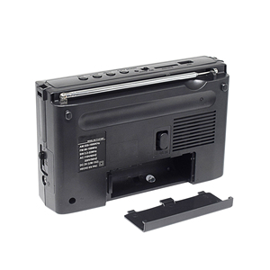 Radio Internet AM/FM a 4 bande, ricevitore portatile potente, alimentato a corrente alternata/batteria, batteria da 500 mAh, altoparlante integrato, presa per cuffie, facile da usare - Product Image 6