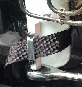 Clé à sangle de filtre à huile de bonne qualité de 300mm de capacité avec entraînement de 3/8 "et 1/2" garantie de 3 ans sangle en nylon extra large - Product Image 5