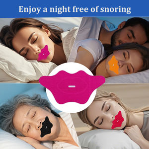 Stiker Anti Mendengkur dan Anti Bernapas Lewat Mulut dengan Lubang Tidur Anti Terbuka, Tali Mulut untuk Tidur yang Lembut dan Bernapas - Product Image 3