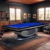 Table de <span class=keywords><strong>billard</strong></span> contemporaine de luxe de 9 pieds Table de <span class=keywords><strong>billard</strong></span> professionnelle en ardoise avec pieds en bois massif et accessoires de queue - Product Image 2