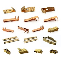 Feuille de contact ultra-mince en laiton/cuivre/bronze zingué à ressort, estampage compact pour capteur électronique, blanc, personnalisé OEM