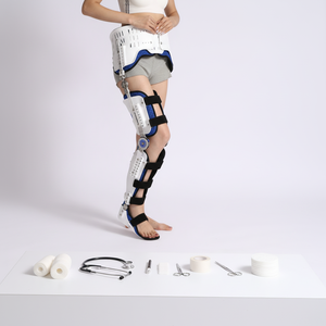 Attelle médicale réglable pour adulte, à une seule jambe, pour la hanche, le genou, la cheville et le <span class=keywords><strong>pied</strong></span>, pour la rééducation, attelle après une fracture de la hanche - Product Image 6