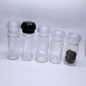 Molinillo <span class=keywords><strong>de</strong></span> Hierbas y Especias Ajustable <span class=keywords><strong>de</strong></span> Plástico y Vidrio al por Mayor, 150ml, para Pimienta y Sal, en Venta - Product Image 3