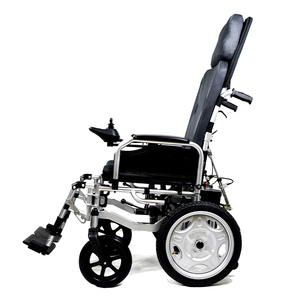 Silla <span class=keywords><strong>de</strong></span> <span class=keywords><strong>ruedas</strong></span> eléctrica ligera plegable motorizada inteligente todoterreno moderna 2024 para ancianos discapacitados - Product Image 3