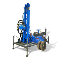 Machine portative de forage de puits d'eau de 300m équipement de forage de forage plate-forme de forage de 300m pour la construction de puits