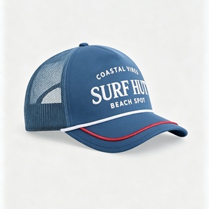 Custom 3D Embroidered Baseball Golf Trucker Dad <b>Hat</b> <b>Cap</b> 100% Polyester Common Fabric Adjustable Mesh Sports <b>Cap</b> for Outdoor Use - Product Image 2