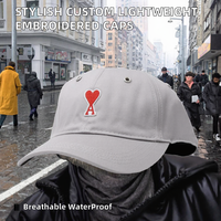 Casquettes de baseball vintage sur mesure avec logo brodé, 100% coton, respirantes et imperméables, faible MOQ, dernière arrivée