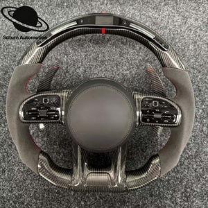 Volante de Fibra de Carbono LED para <span class=keywords><strong>Mercedes</strong></span> Benz S300 S320 S500 G500 G55 G350 W222 W213 W205 W204 E200 E320 W464 W213 - Product Image 2