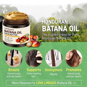 Crème hydratante apaisante pour cheveux secs à l'huile de Batana biologique 100% naturelle, marque propre, vente en gros personnalisée - Product Image 4